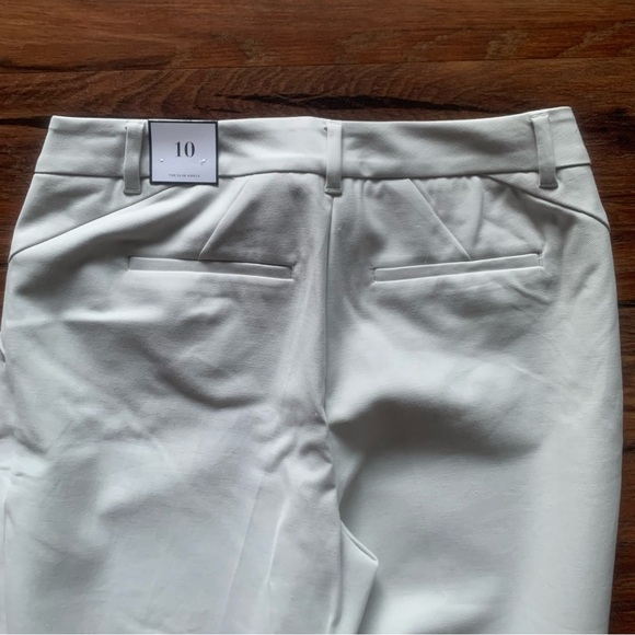 White House Black Market- w’s 10 - The Slim ankle - light gray/cream color - Picture 2 of 7